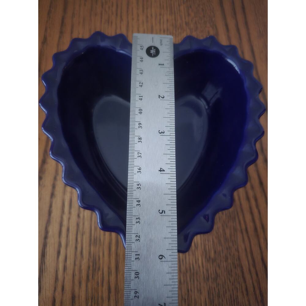 Chantal Heart Shape 2 Cup Cobalt Bowl